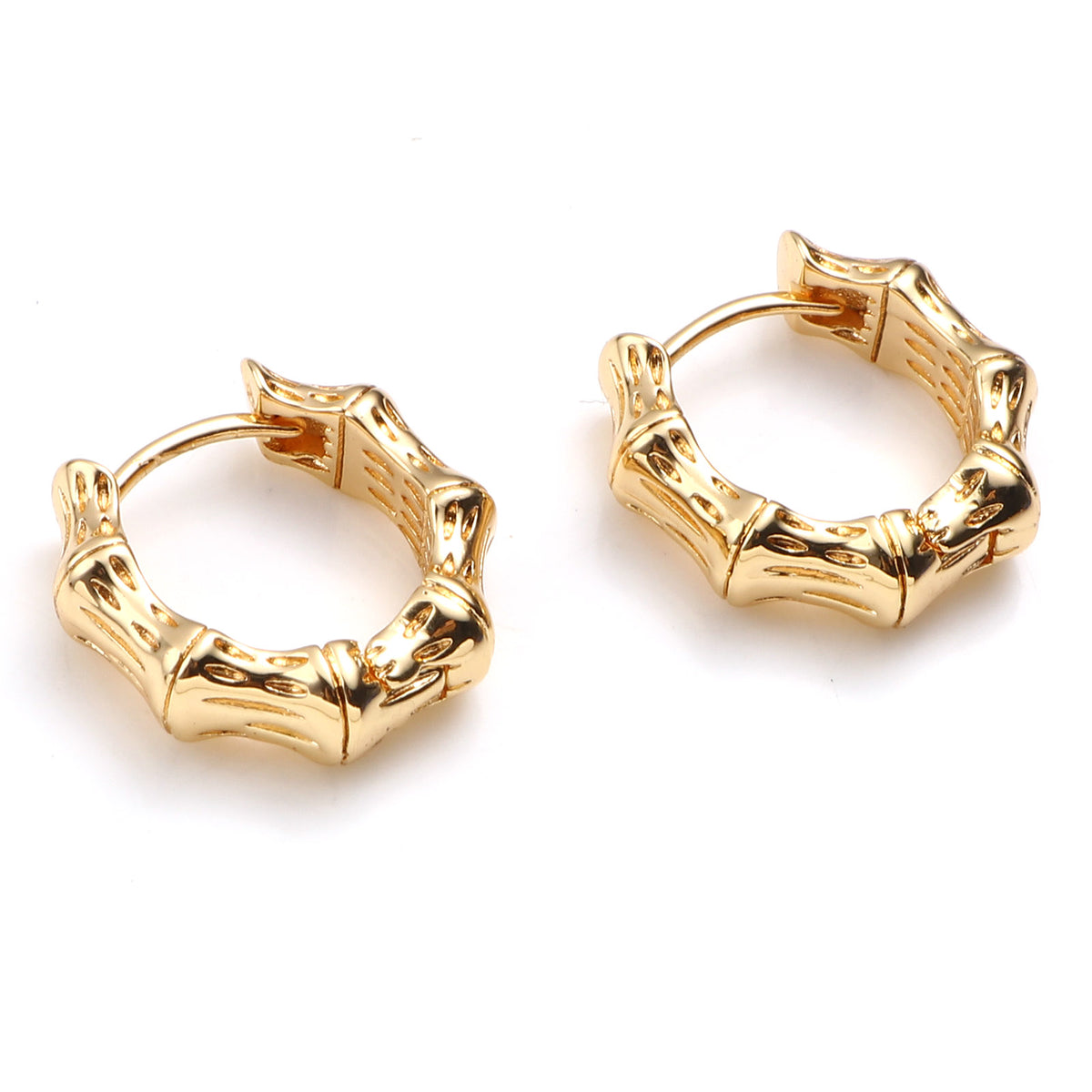 Brincos Elida Dourados