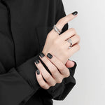 Anel Geométrico com Zircônia