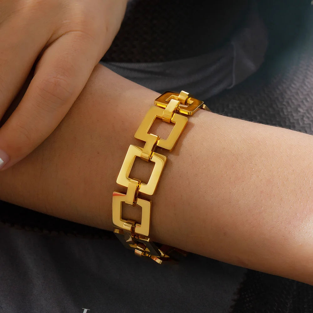 Pulseira Vintage chain dourada