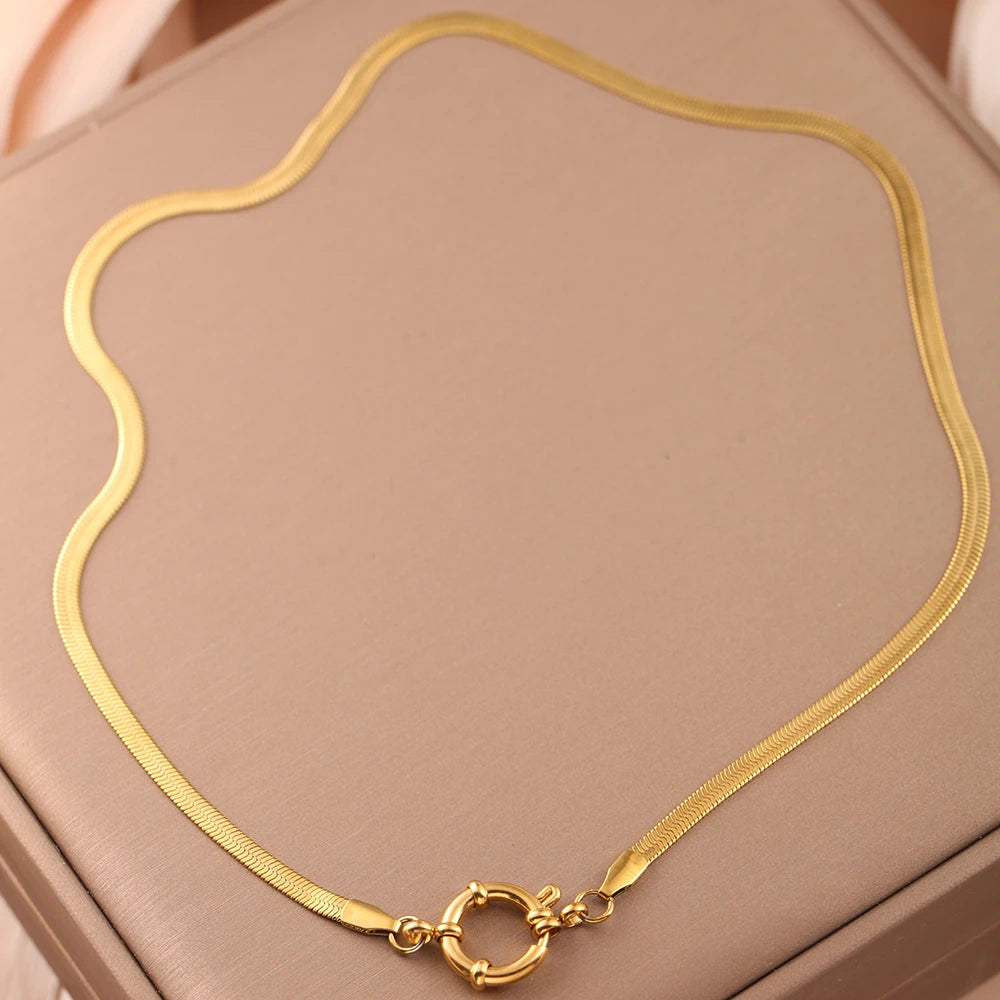 Colar Liv Corrente de Cobra