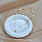 Pingente Esmeralda Essência dourado