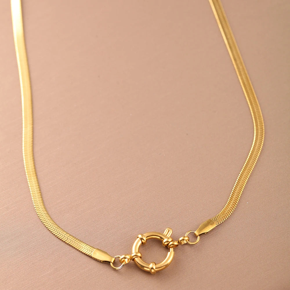 Colar Liv Corrente de Cobra