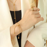 Conjunto Laco dourado