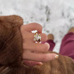 Anel Mira com Zircônia