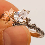 Anel Incrustado com Zircônia Branca