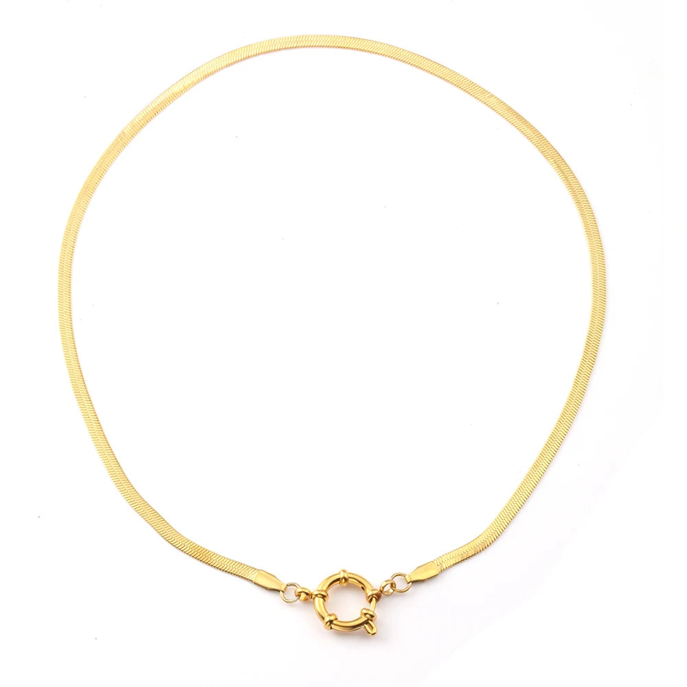 Colar Liv Corrente de Cobra