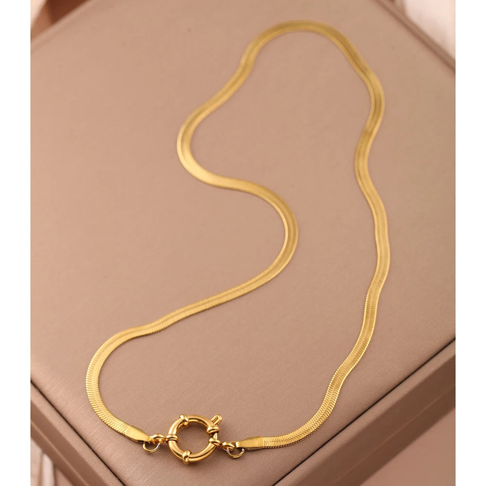 Colar Liv Corrente de Cobra