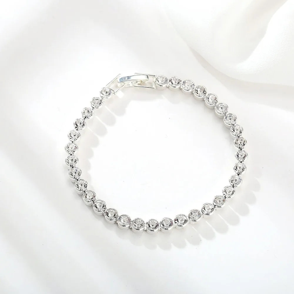 Pulseira Corrente cristal