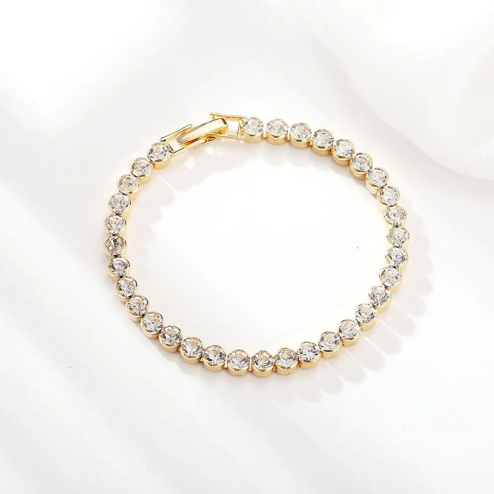 Pulseira Corrente cristal