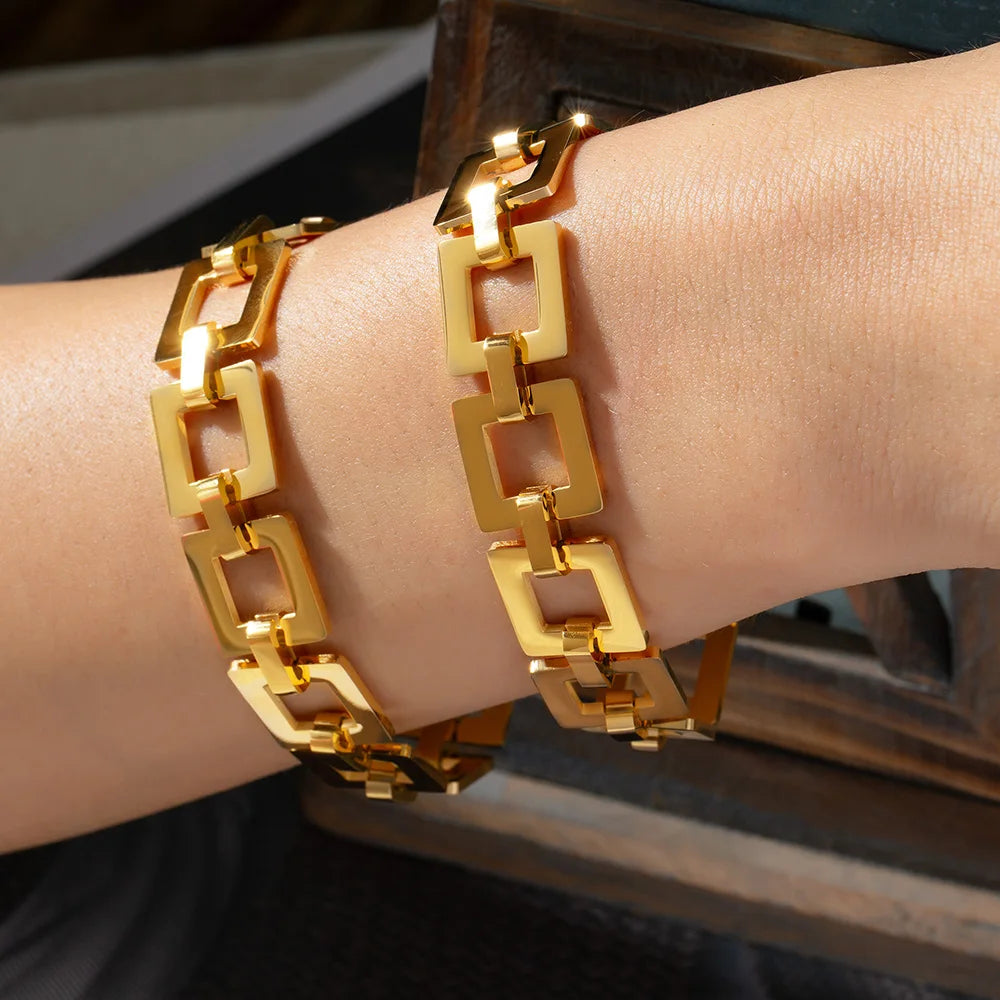 Pulseira Vintage chain dourada