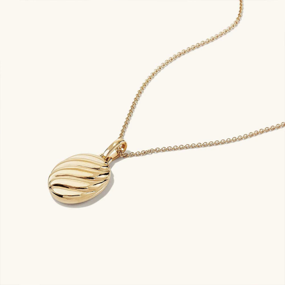 Pingente Ondular dourado