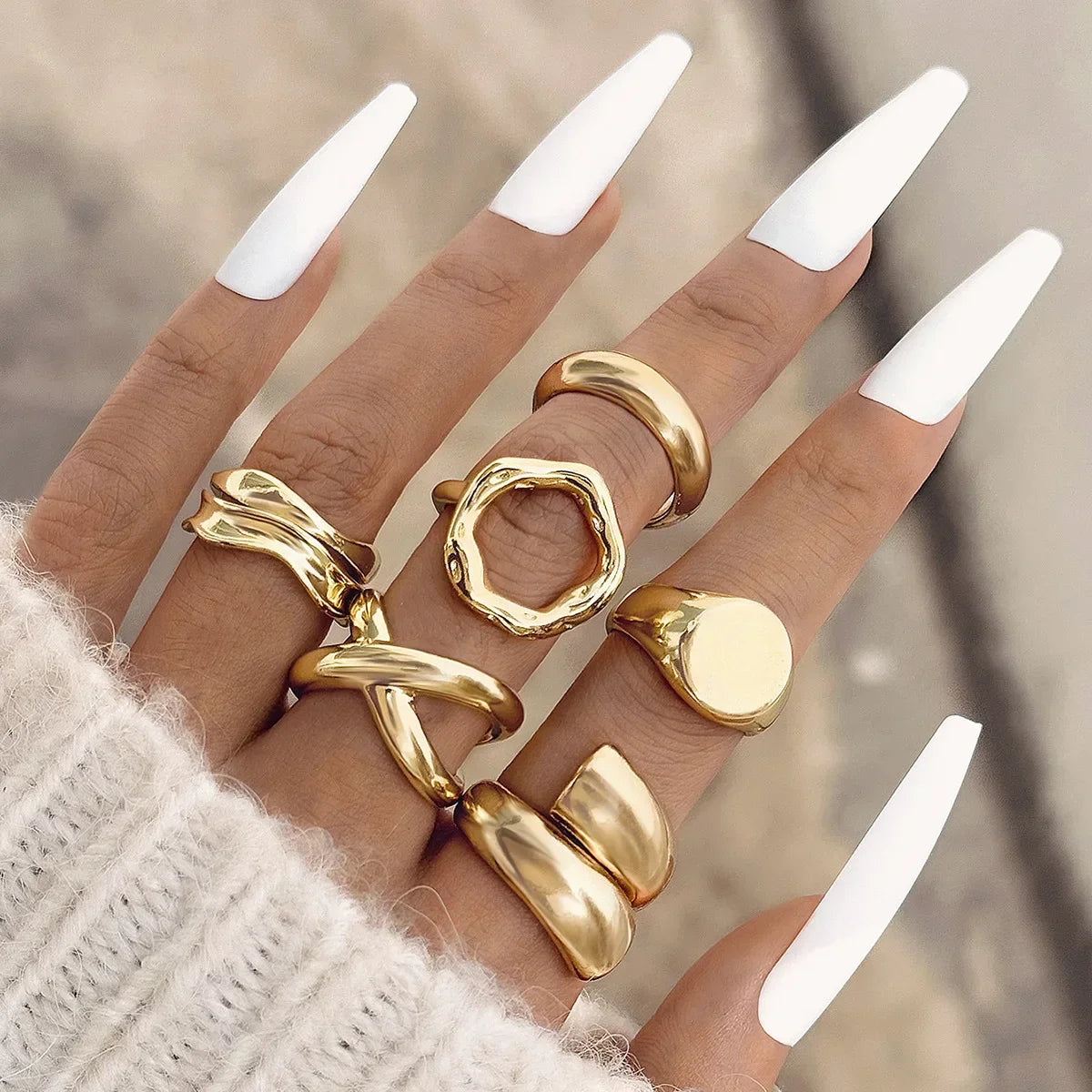 Conjunto de Anéis "Emma"