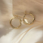 Brincos Nora Aros Dourada