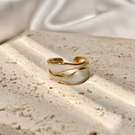 Anel com Pedra Natural Irregular