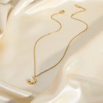 Colar Tove Lua Dourada