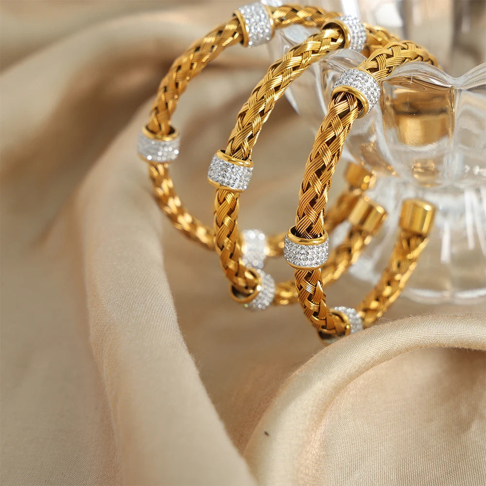 Bracelete Diamante Freya Dourado