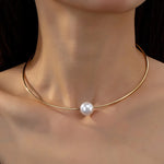 Gargantilha Pèrola de argola