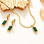 Conjunto Esmeralda verde